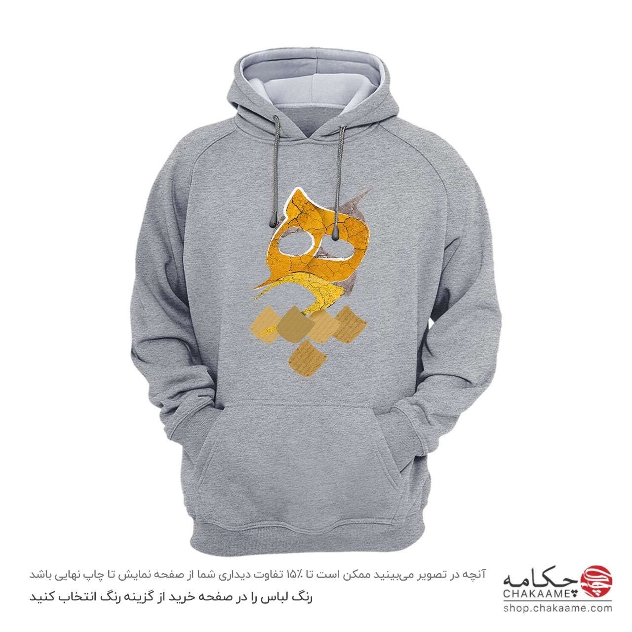 هودی طرح هیچ 99 - طلایی هودی طرح هیچ 99 - طلایی