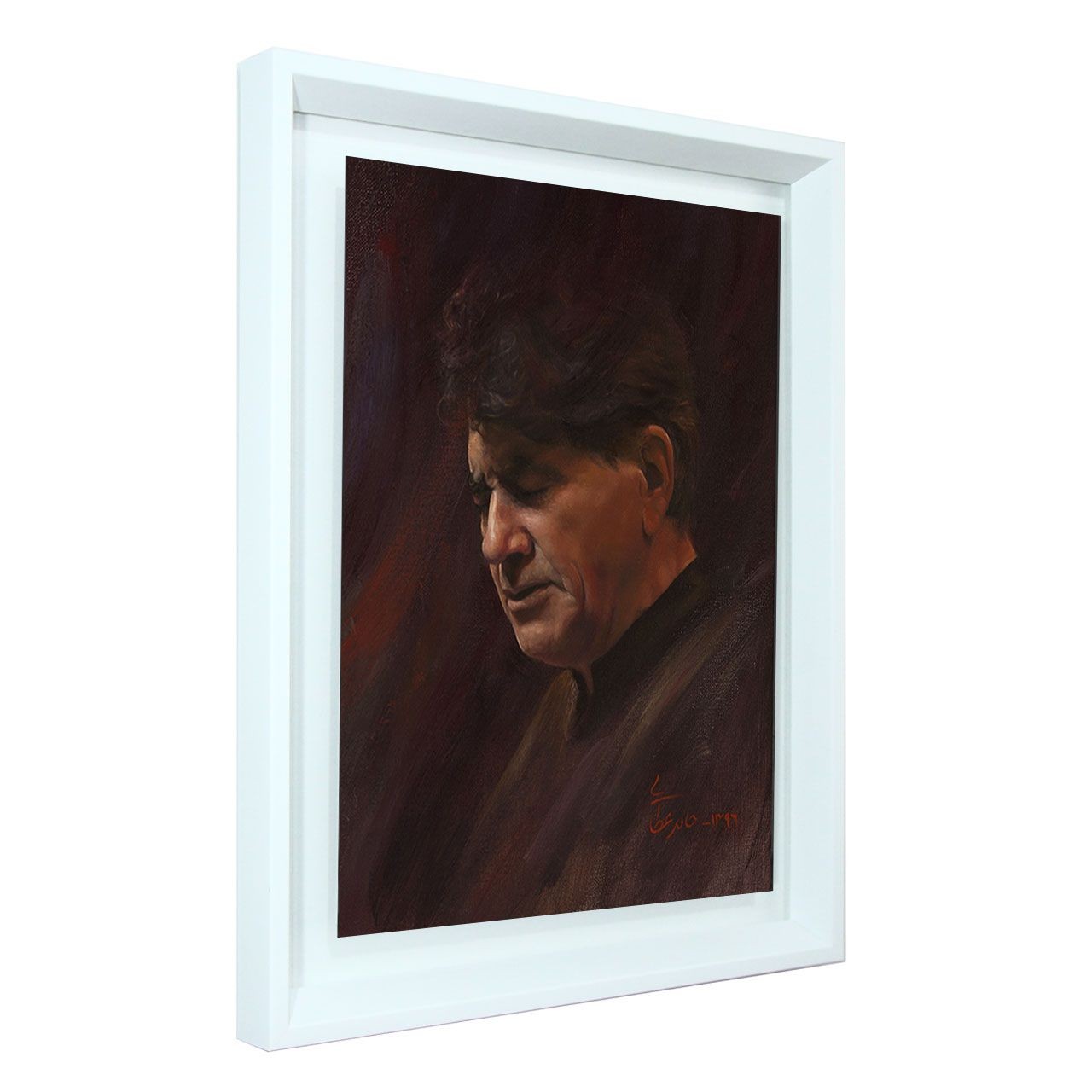 تابلو نقاشی استاد شجریان تابلو نقاشی استاد شجریان