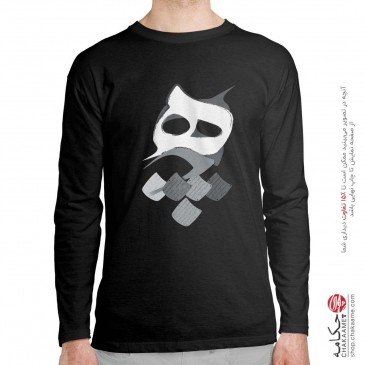 تی شرت آستین بلند طرح هیچ