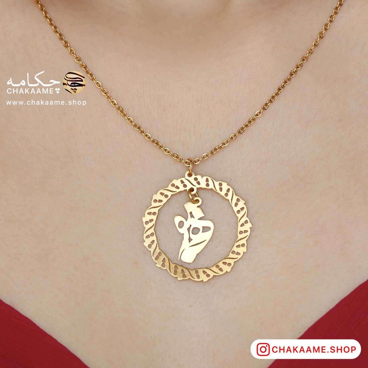 گردنبند طلا - طرح همنفس گردنبند طلا - طرح همنفس