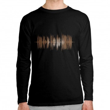 تی شرت آستین بلند طرح امواج...