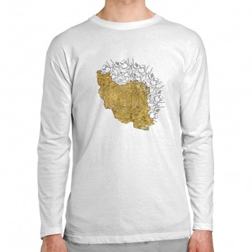 تی شرت آستین بلند طرح ایران من 2