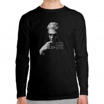 تی شرت آستین بلند طرح شعر...