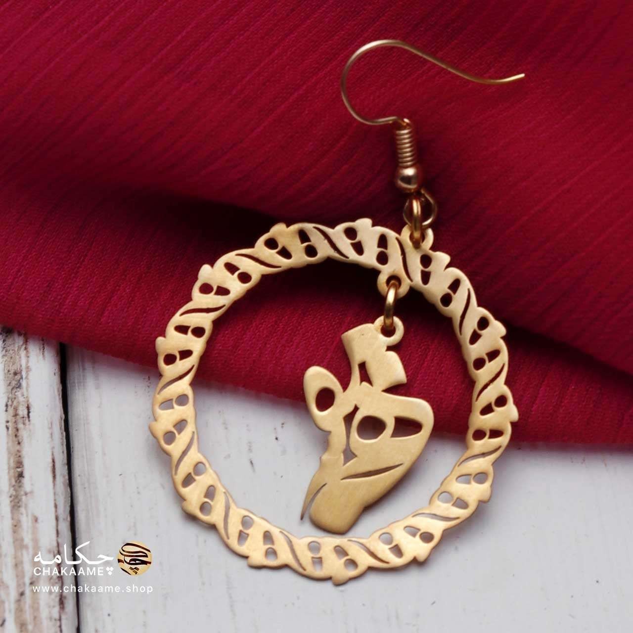 گوشواره طلا طرح همنفس گوشواره طلا طرح همنفس