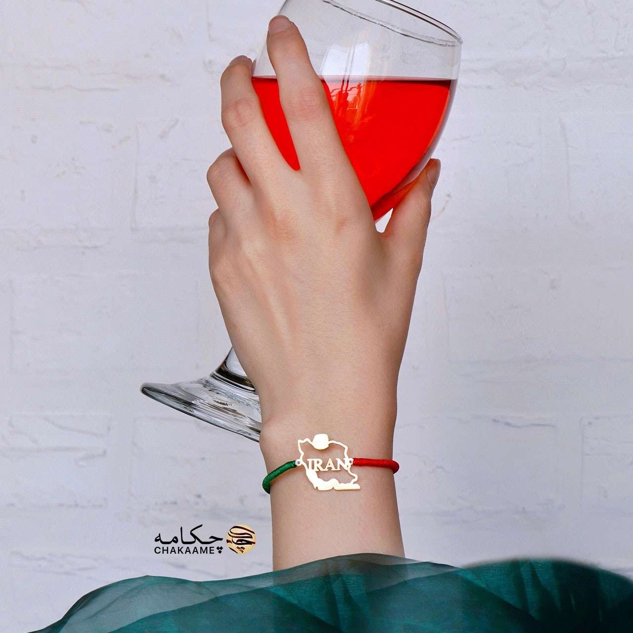 دستبند طلا طرح ایران IRAN دستبند طلا طرح ایران IRAN