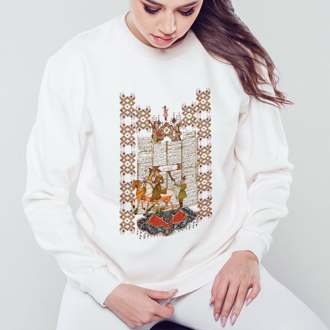 سویشرت طرح شاهنامه سویشرت طرح شاهنامه