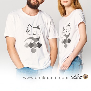 تی شرت طرح هیچ 99 - نگارش سفید