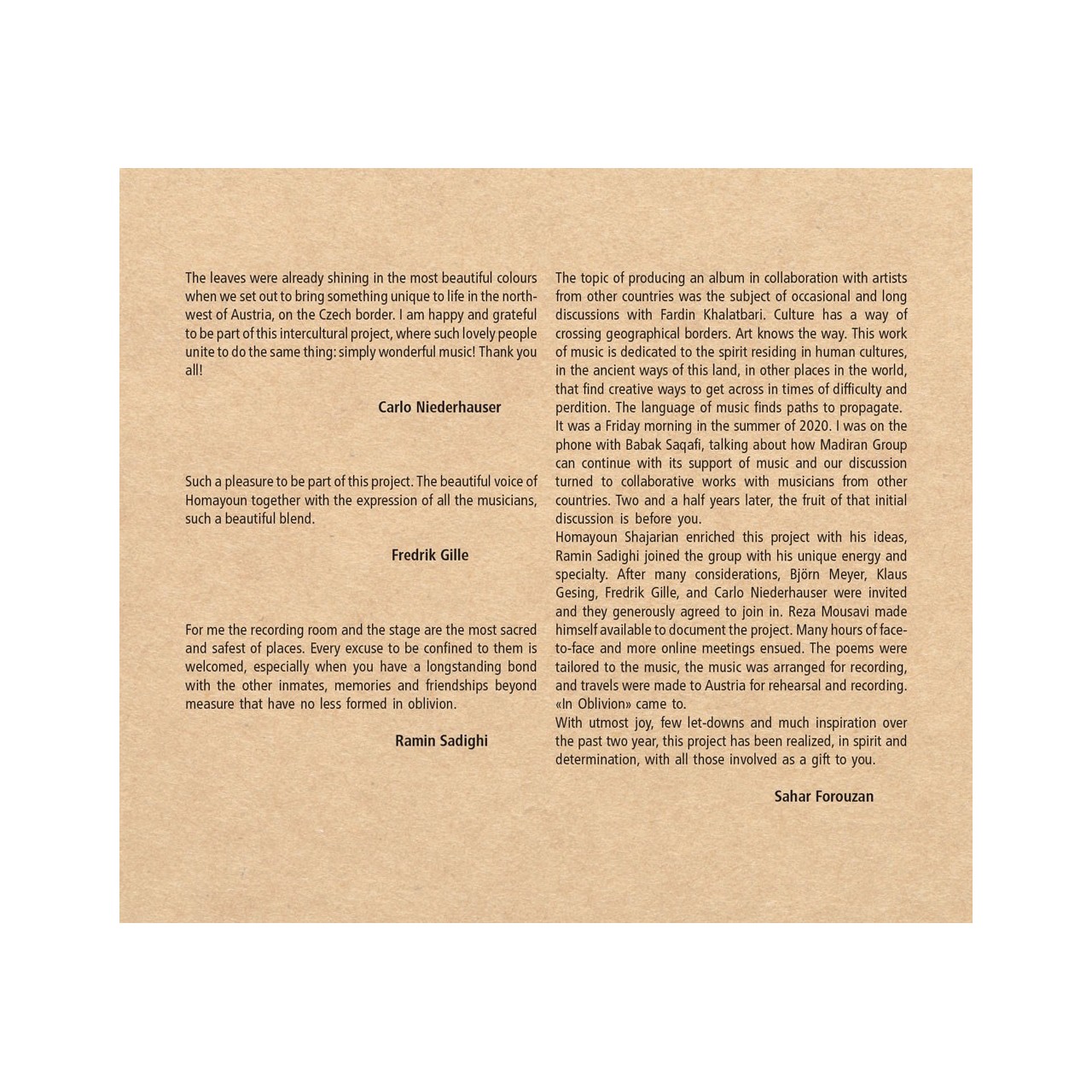 آلبوم گاه فراموشی همایون شجریان آلبوم گاه فراموشی همایون شجریان