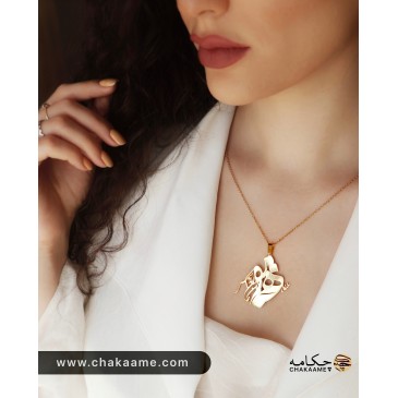 گردنبند طلا - طرح یار همنفس 2