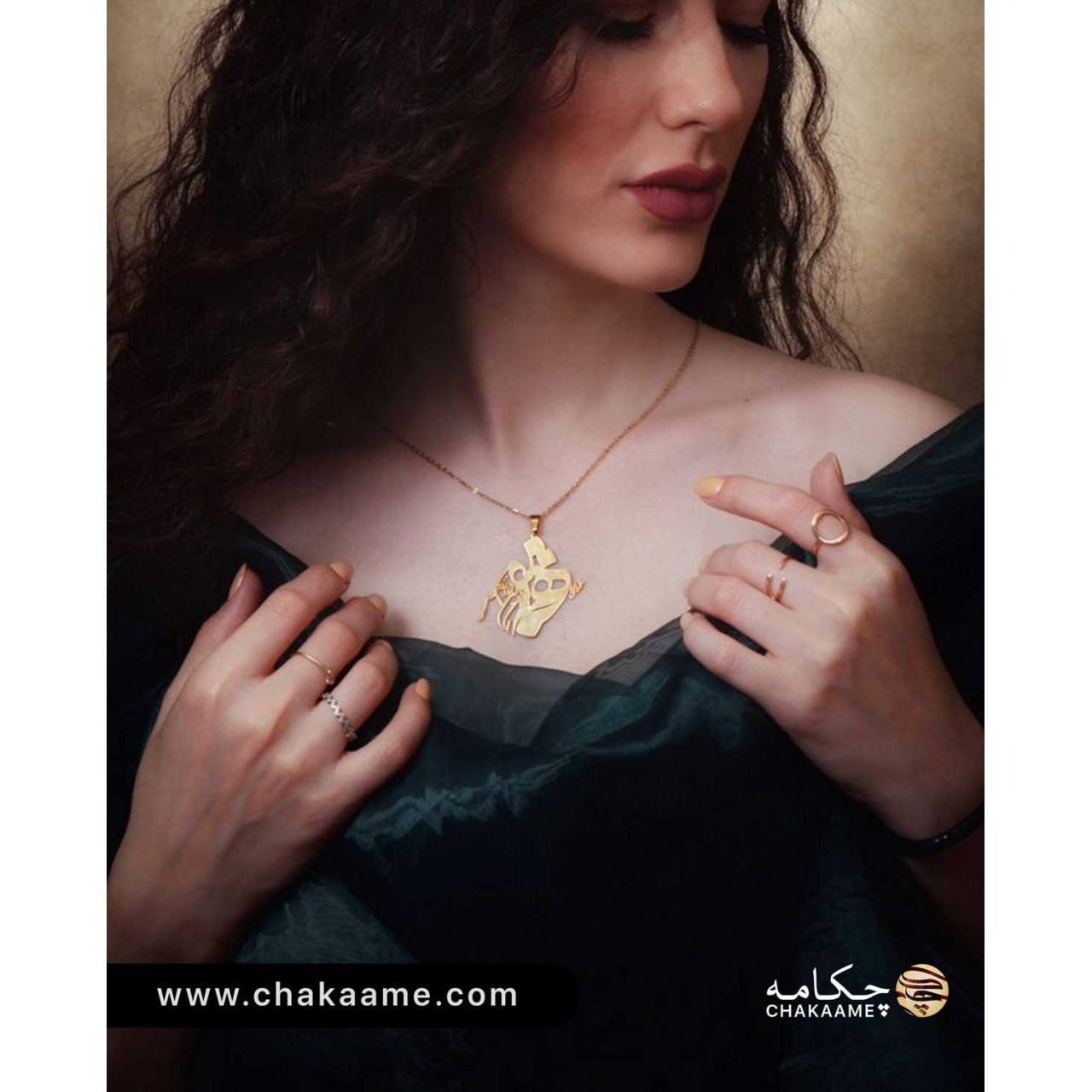 گردنبند طلا - طرح یار همنفس گردنبند طلا - طرح یار همنفس