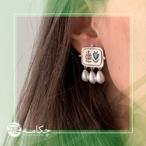 گوشواره طرح گلستانه