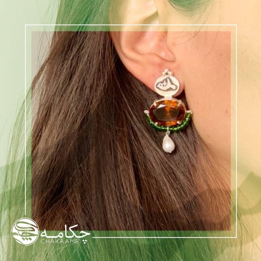 گوشواره طرح گنجشکک