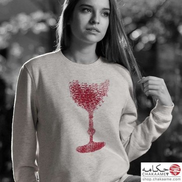 سویشرت طرح جام شراب 2