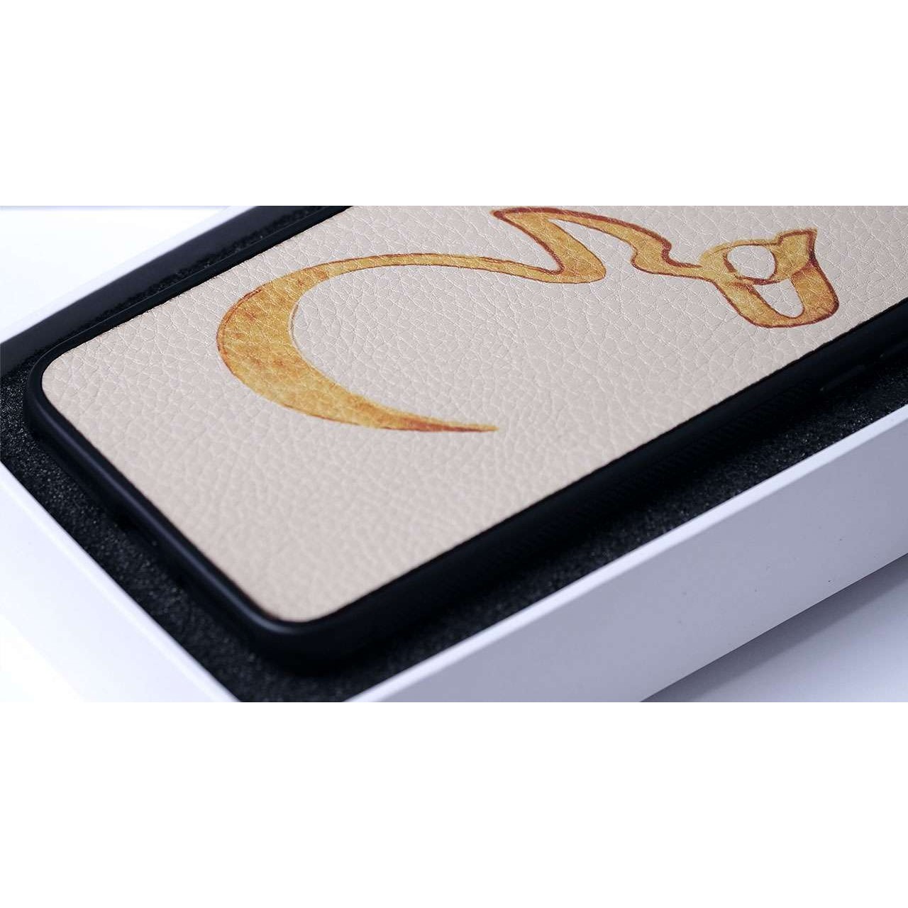 قاب موبایل چرم - طرح هیچ قاب موبایل چرم - طرح هیچ