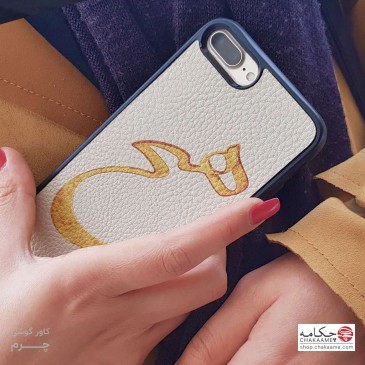 قاب موبایل چرم - طرح هیچ 2