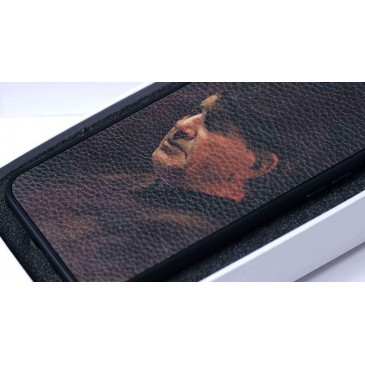 قاب موبایل چرم - طرح نقاشی... 2