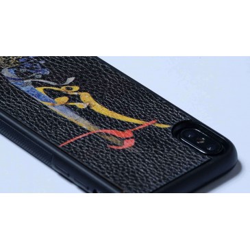 قاب موبایل چرم - طرح دلم... 2