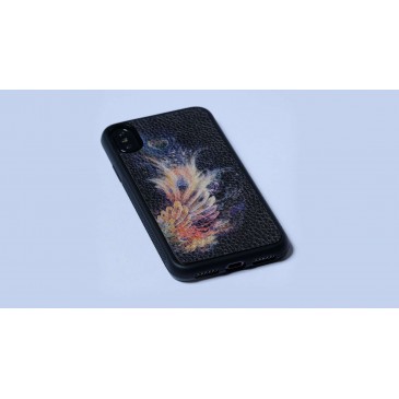 قاب موبایل چرم - طرح همای... 2