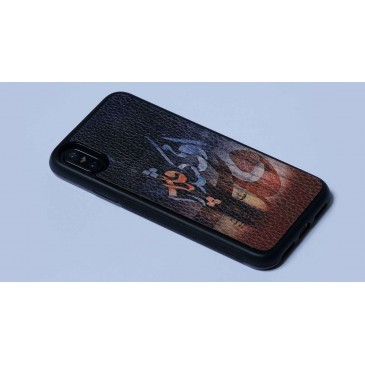 قاب موبایل چرم - طرح قلاب 2