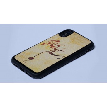 قاب موبایل چرم - طرح رسم... 2