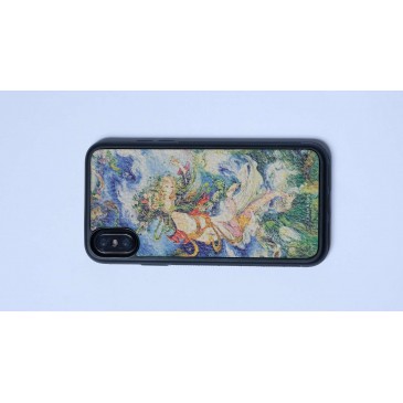 قاب موبایل چرم - طرح بهار... 2